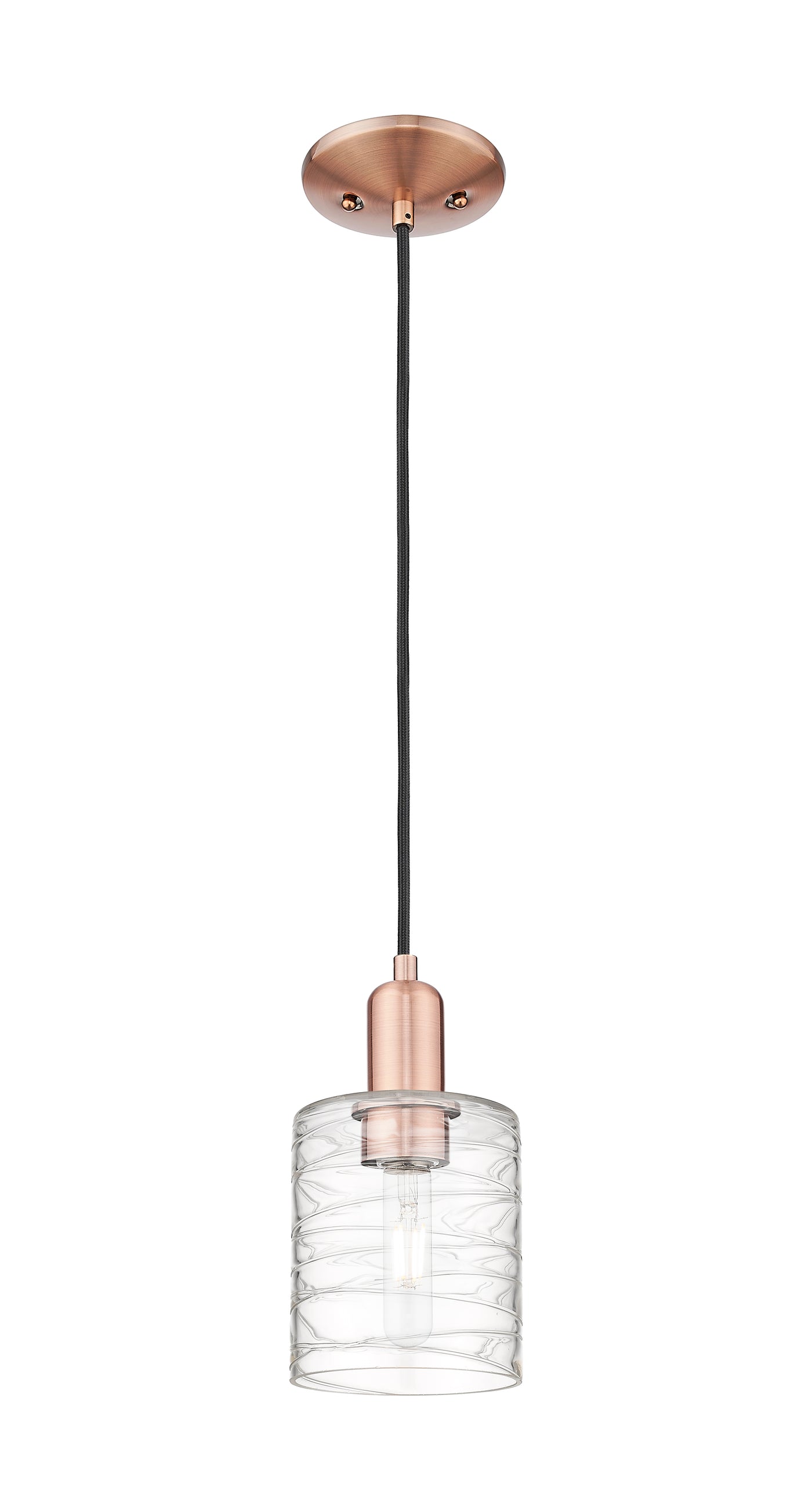 Arcadia Mini Pendant Antique Brass Finish