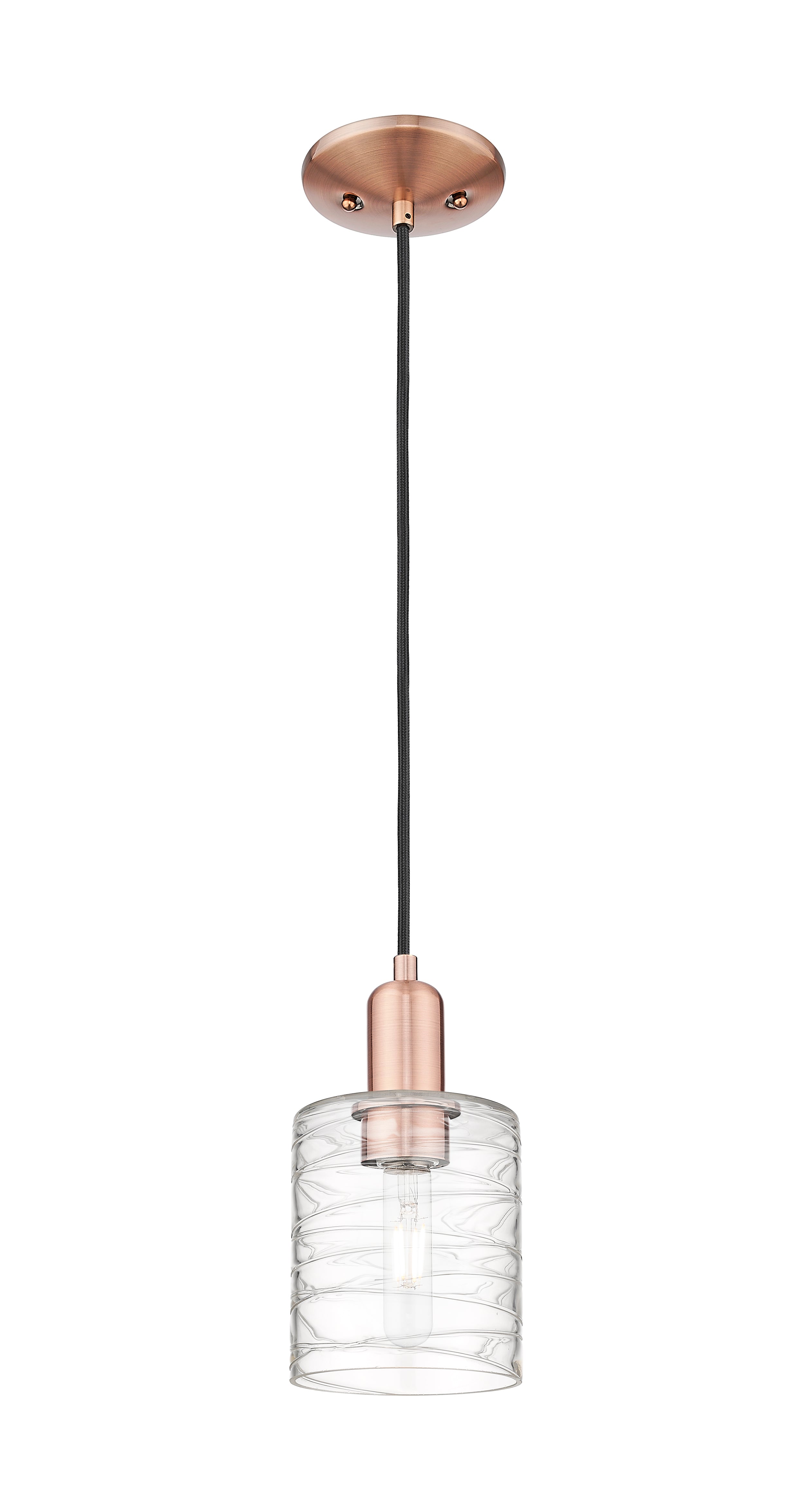 Arcadia Mini Pendant Antique Brass Finish