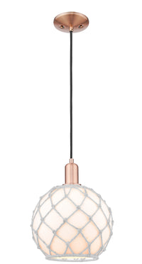 Arcadia Mini Pendant Antique Brass Cast