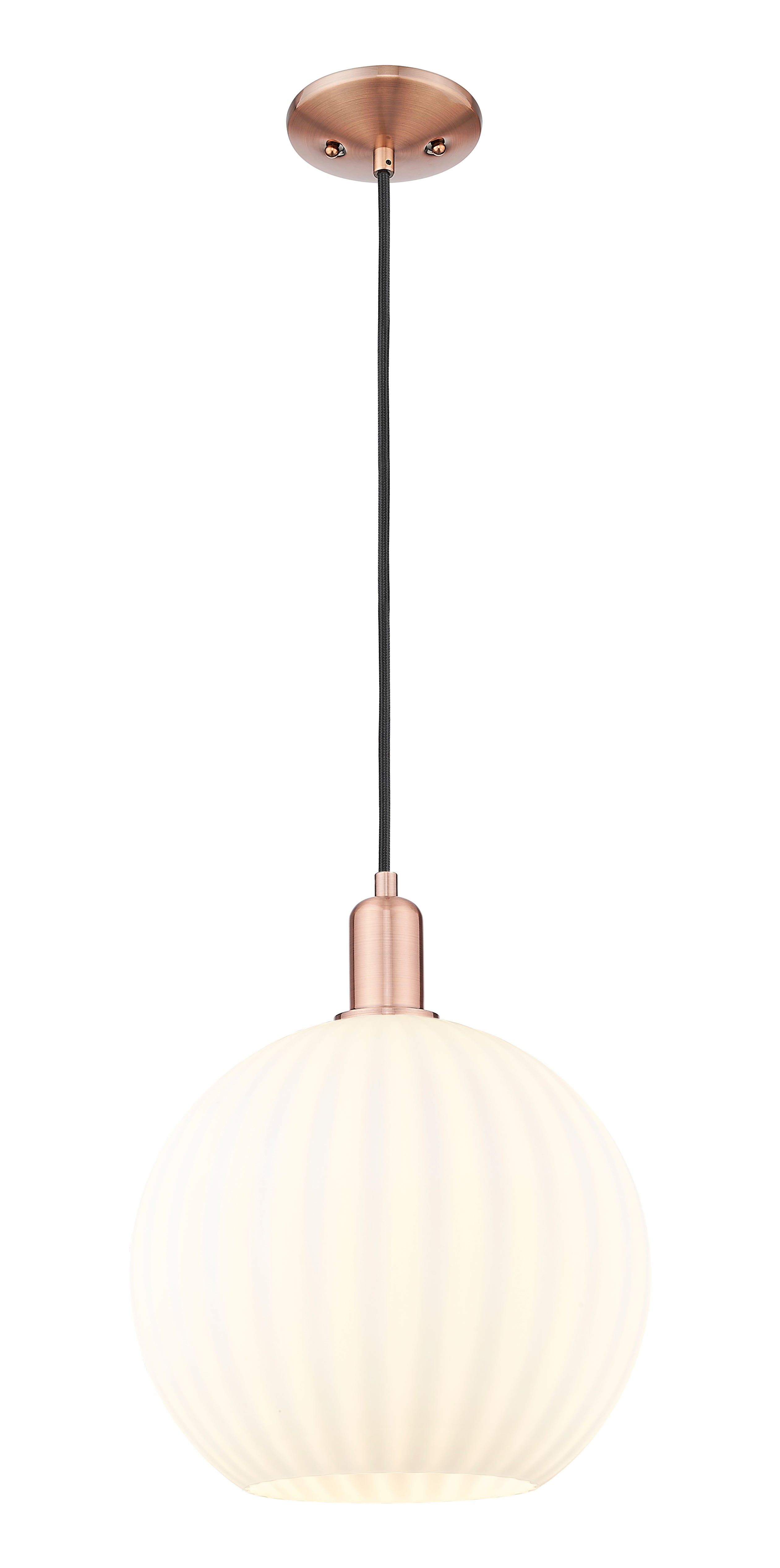 Arcadia Mini Pendant Antique Brass Finish
