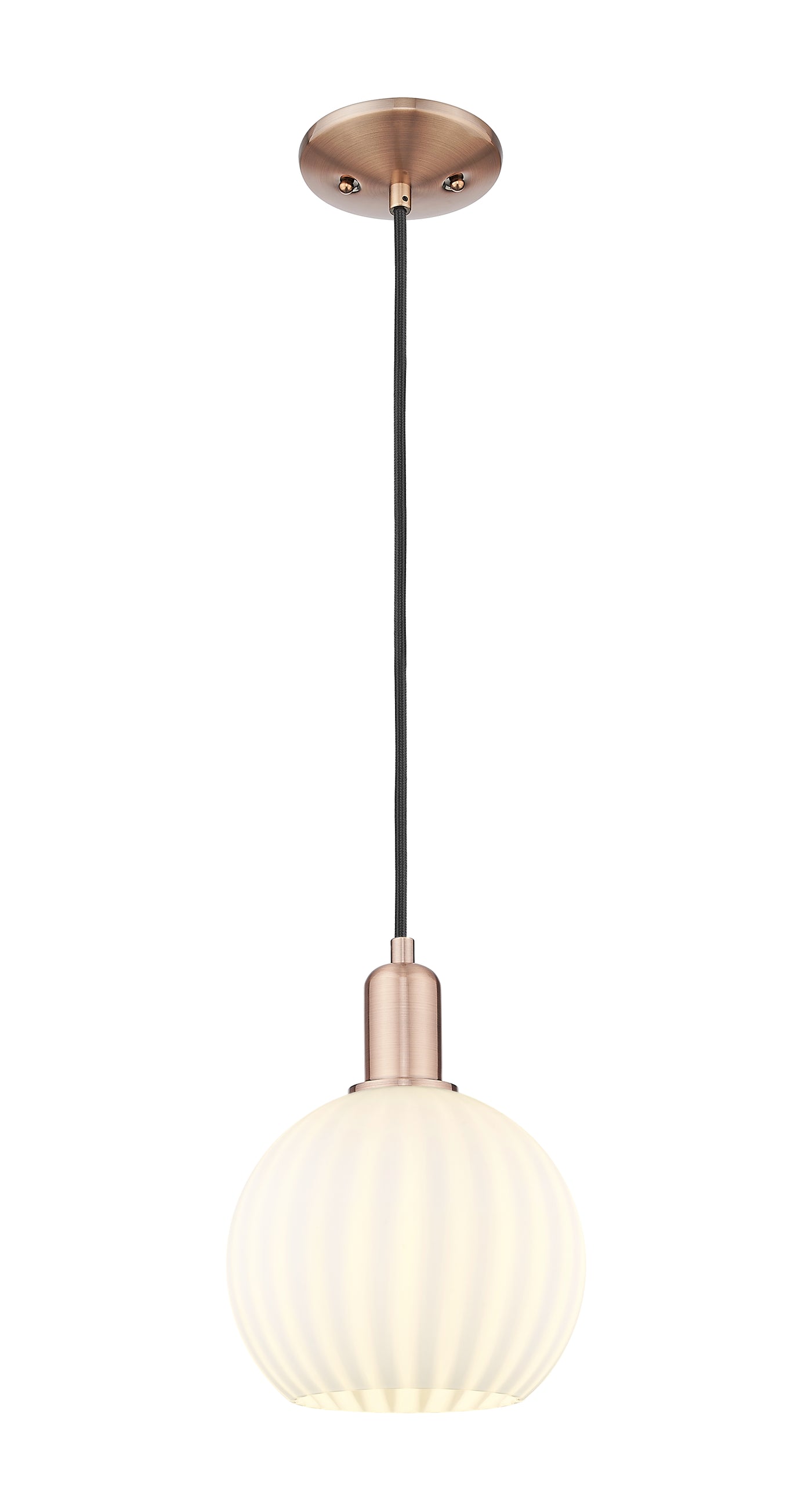 Arcadia Mini Pendant Antique Brass Steel