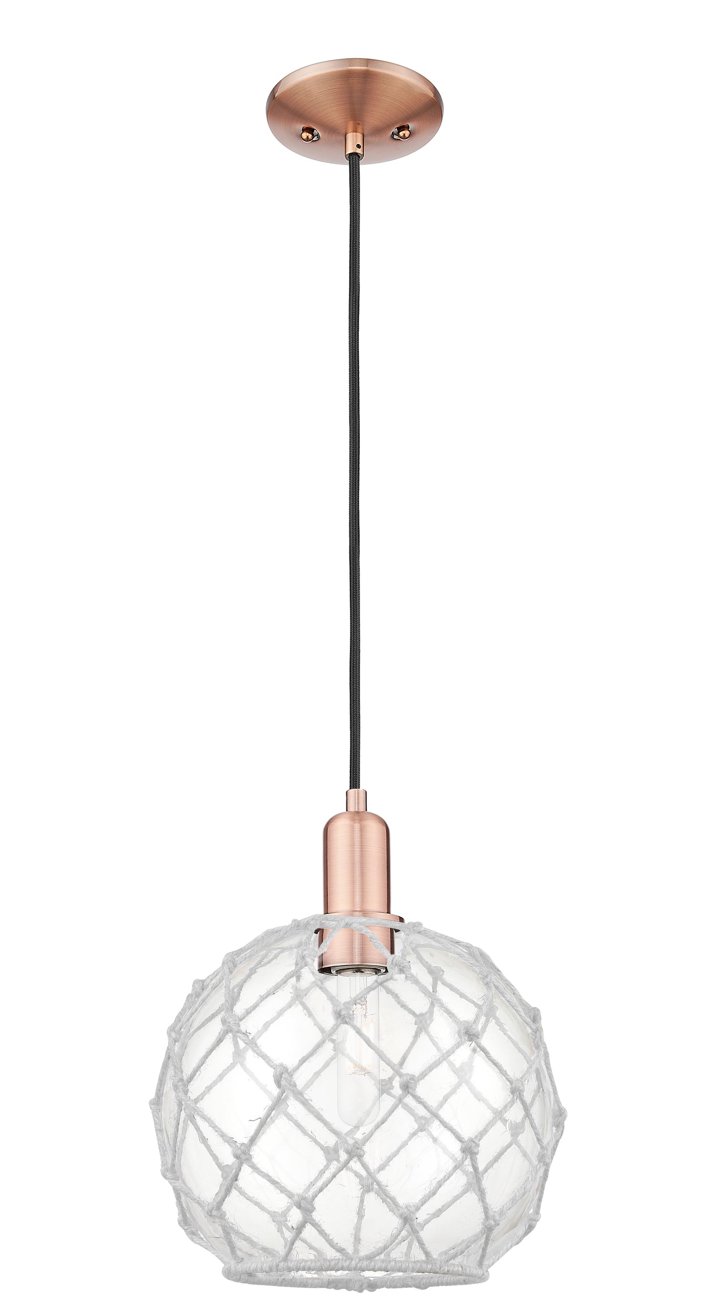 Arcadia Mini Pendant Antique Brass Cast