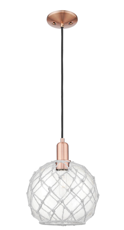 Arcadia Mini Pendant Antique Brass Cast
