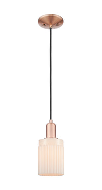 Arcadia Mini Pendant Antique Brass Dimmable