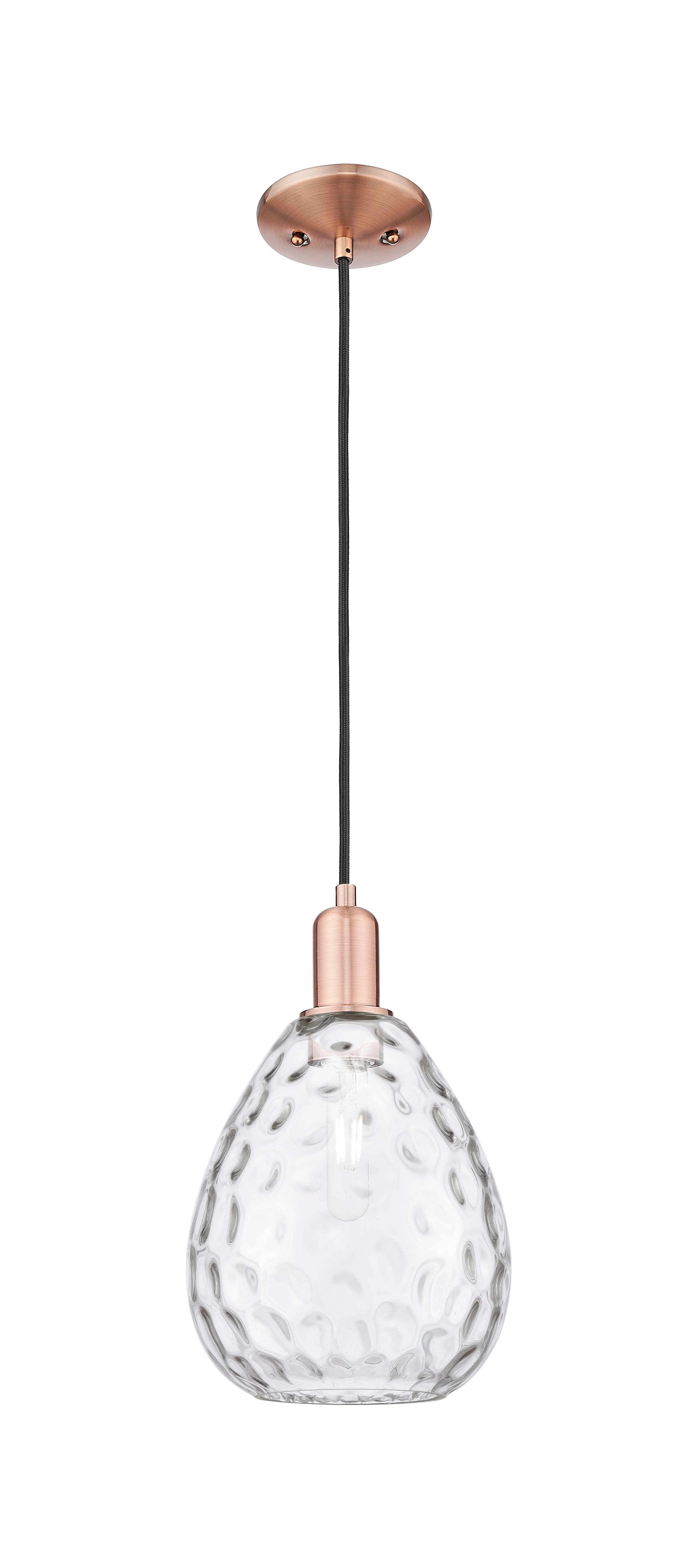 Arcadia Mini Pendant Antique Brass Finish