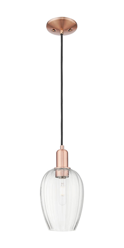 Arcadia Mini Pendant Antique Brass Dimmable