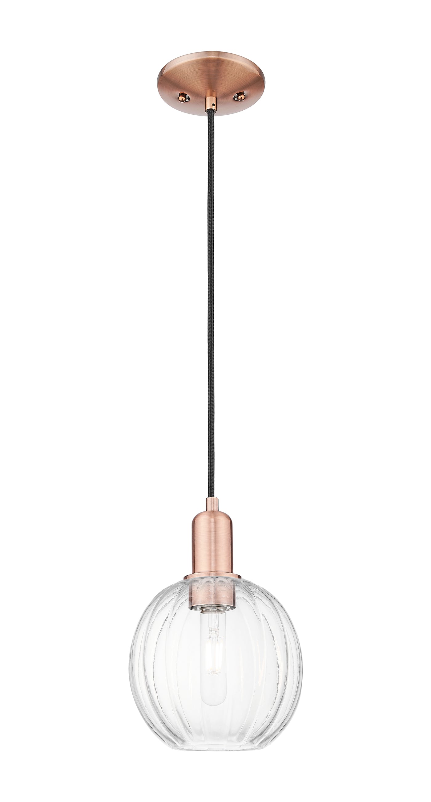 Arcadia Mini Pendant Antique Brass Finish