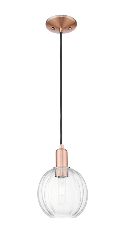 Arcadia Mini Pendant Antique Brass Finish
