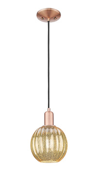 Arcadia Mini Pendant Antique Brass Finish