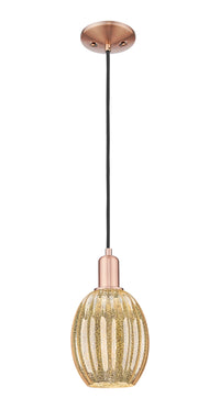 Arcadia Mini Pendant Antique Brass Finish