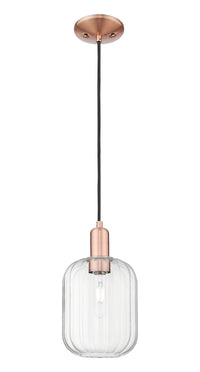 Arcadia Mini Pendant Antique Brass Glass