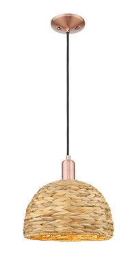 Arcadia Mini Pendant Antique Brass Finish