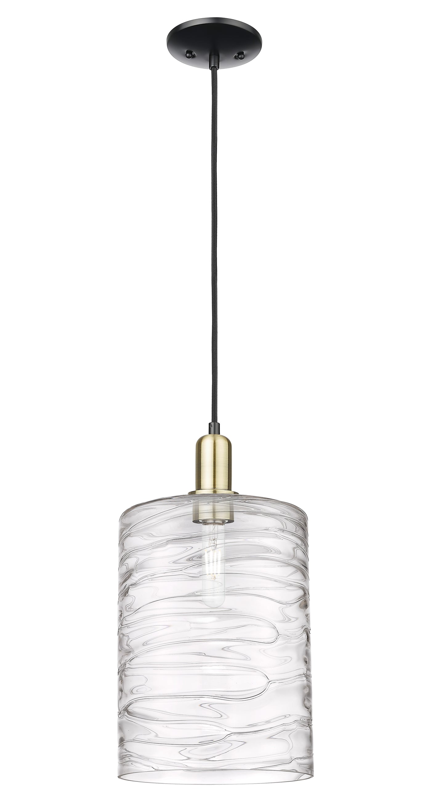 Arcadia Mini Pendant Antique Brass Finish