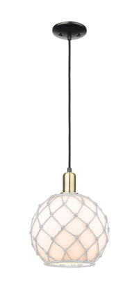 Arcadia Mini Pendant Antique Brass Cast