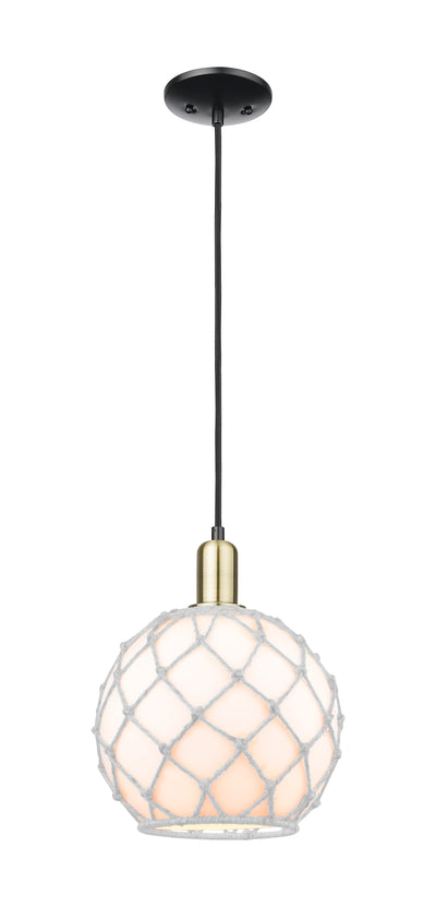 Arcadia Mini Pendant Antique Brass Cast