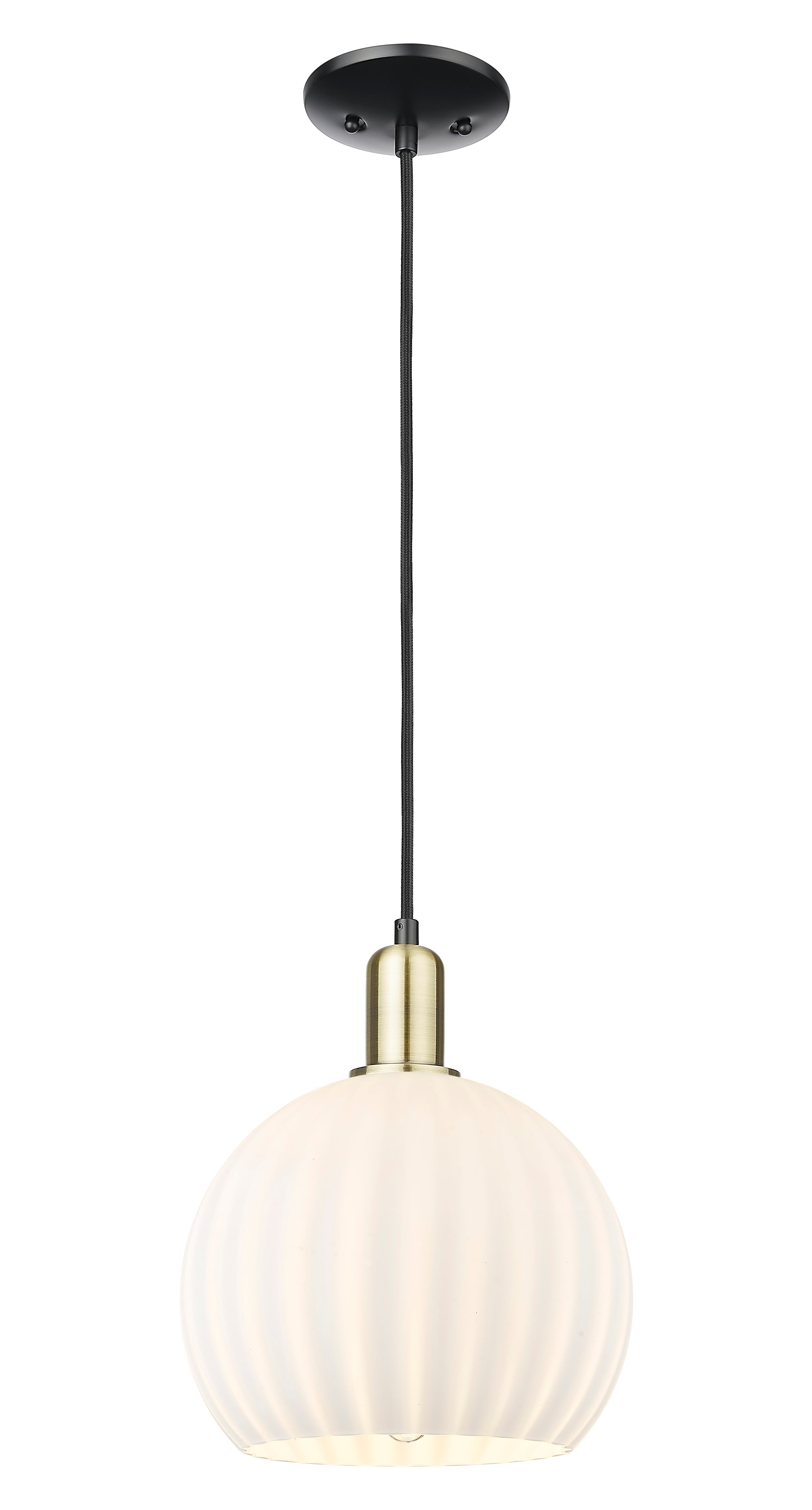Arcadia Mini Pendant Antique Brass Finish