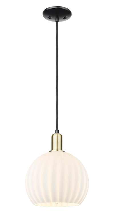 Arcadia Mini Pendant Antique Brass Finish