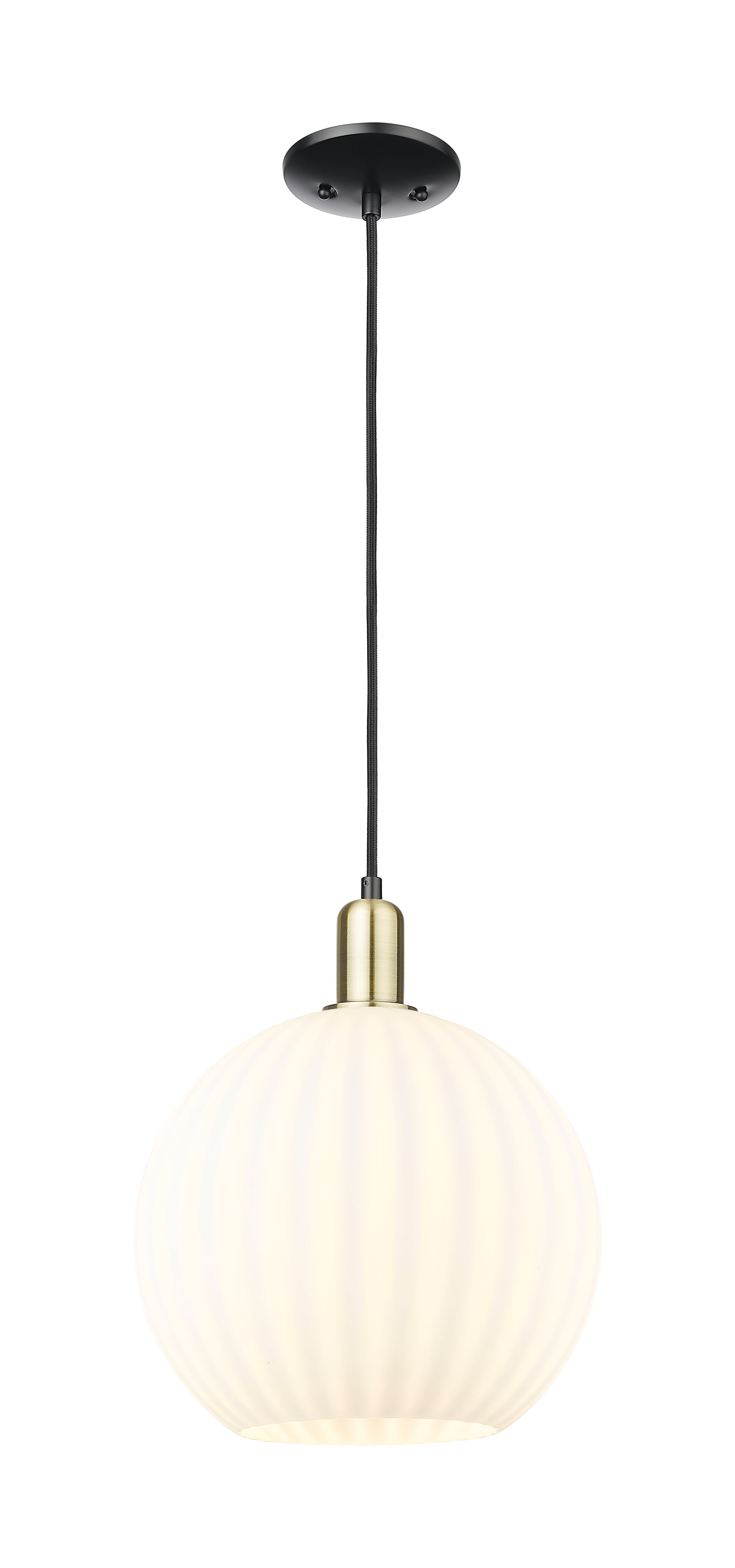Arcadia Mini Pendant Antique Brass Finish