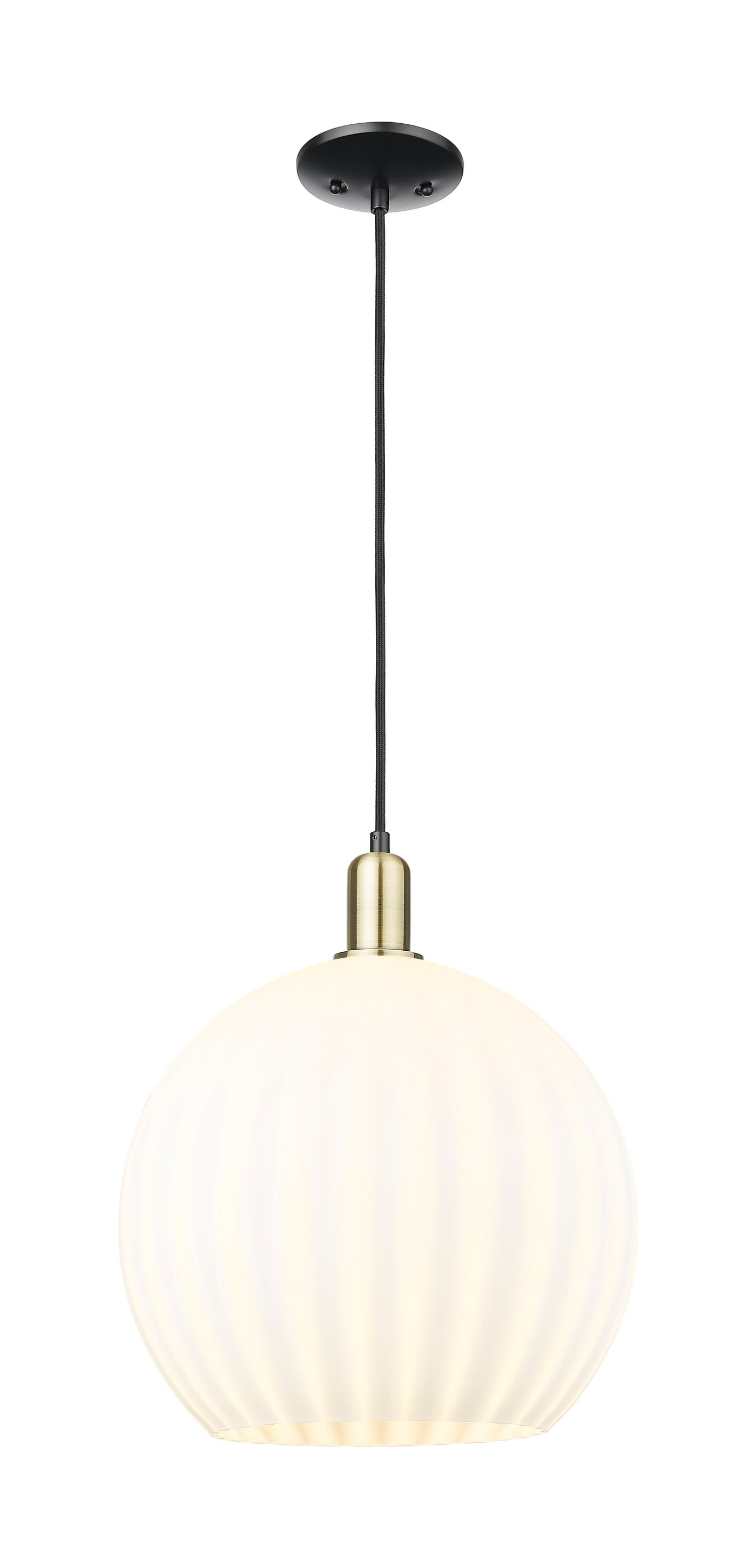 Arcadia Mini Pendant Antique Brass Finish