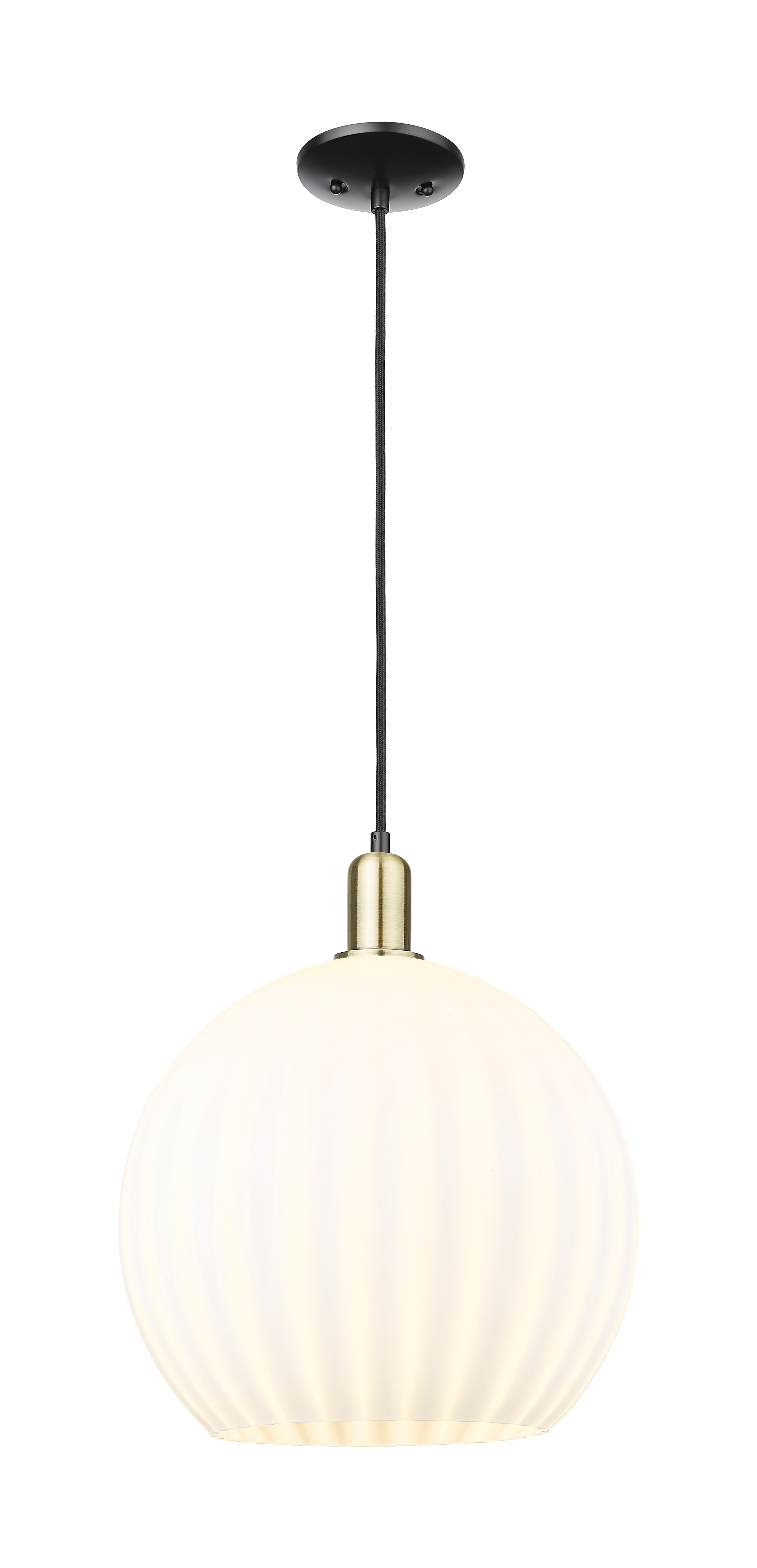 Arcadia Mini Pendant Antique Brass Finish