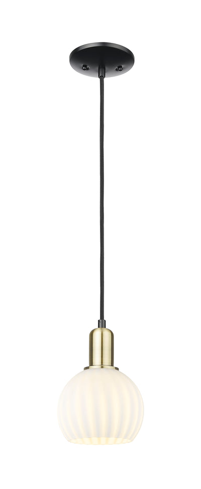 Arcadia Mini Pendant Cast Brass Antique