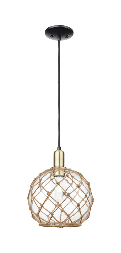 Arcadia Mini Pendant Antique Brass Cast