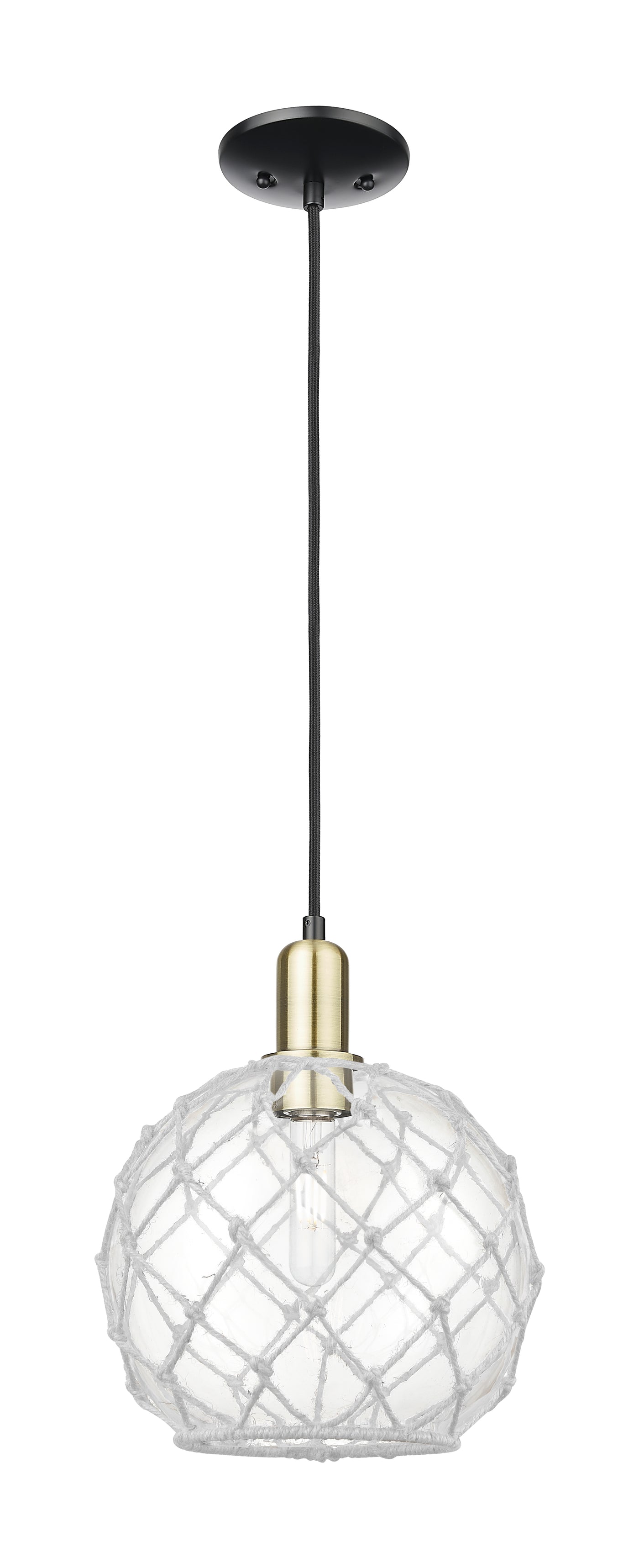 Arcadia Mini Pendant Antique Brass Cast
