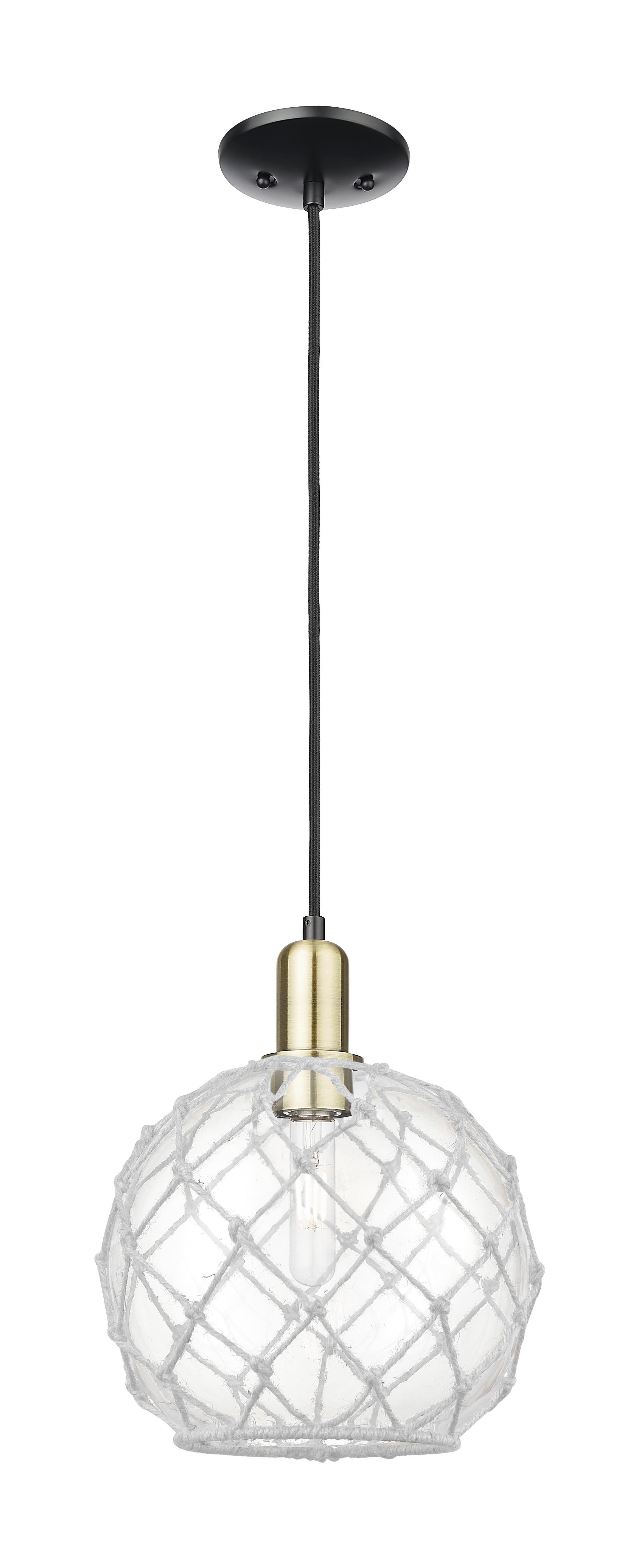 Arcadia Mini Pendant Antique Brass Cast