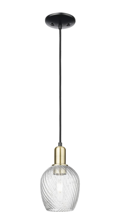 Arcadia Mini Pendant Antique Brass Finish