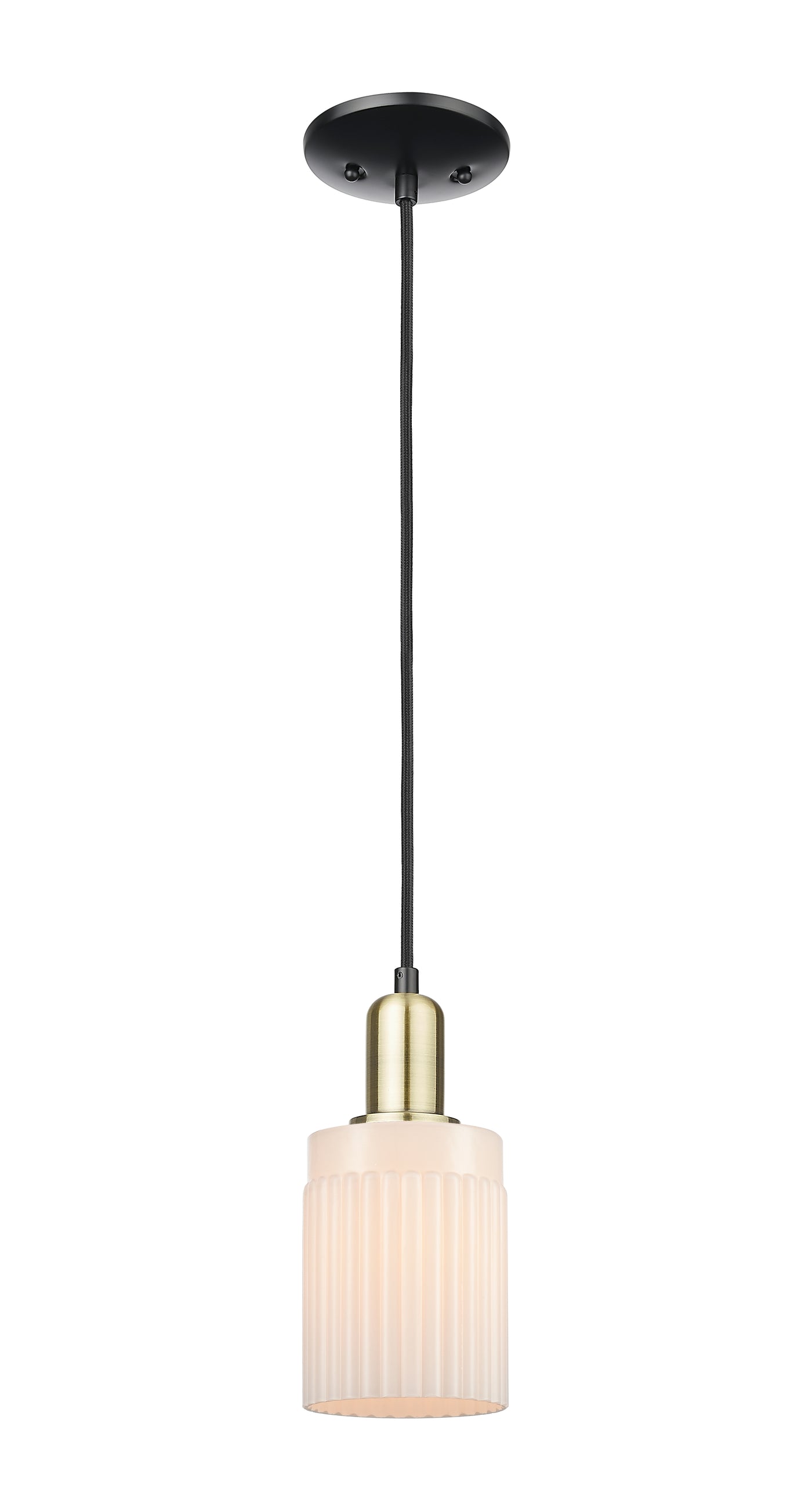 Arcadia Mini Pendant Antique Brass Dimmable