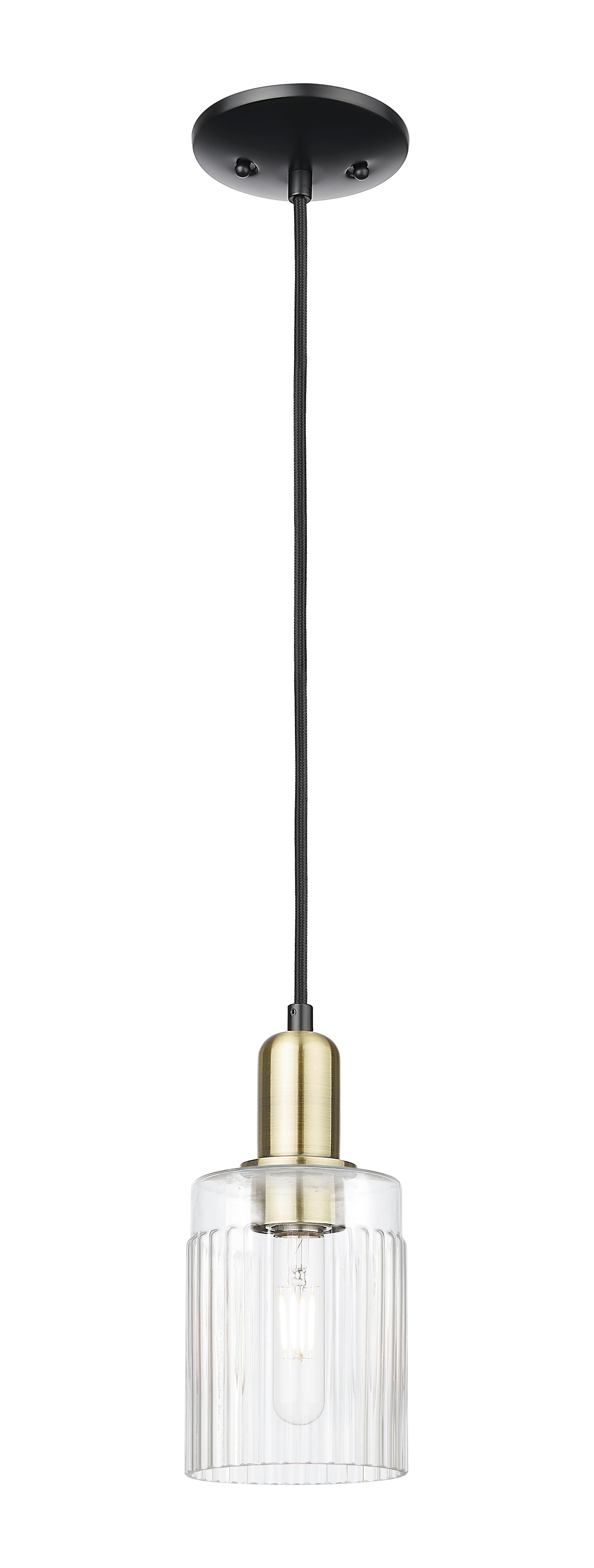 Arcadia Mini Pendant Antique Brass Dimmable