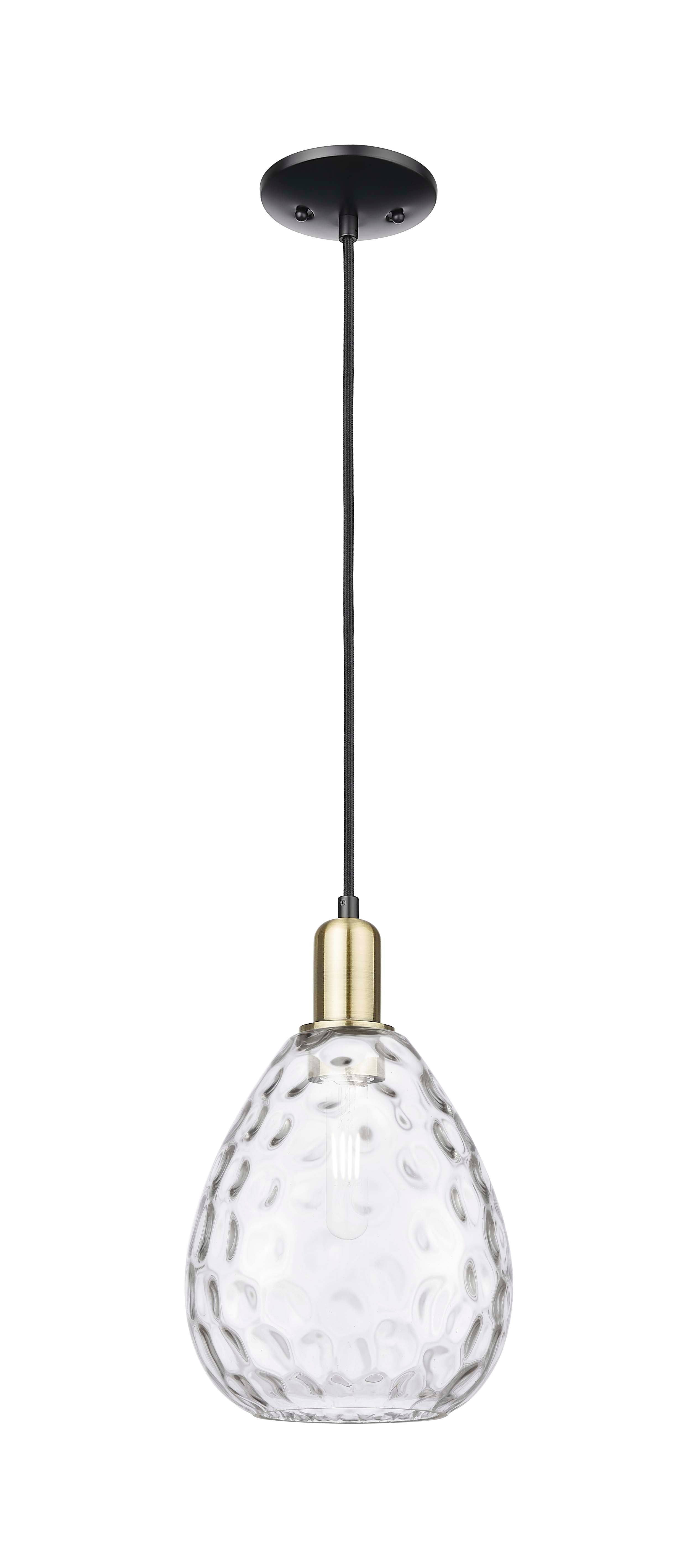 Arcadia Mini Pendant Antique Brass Finish