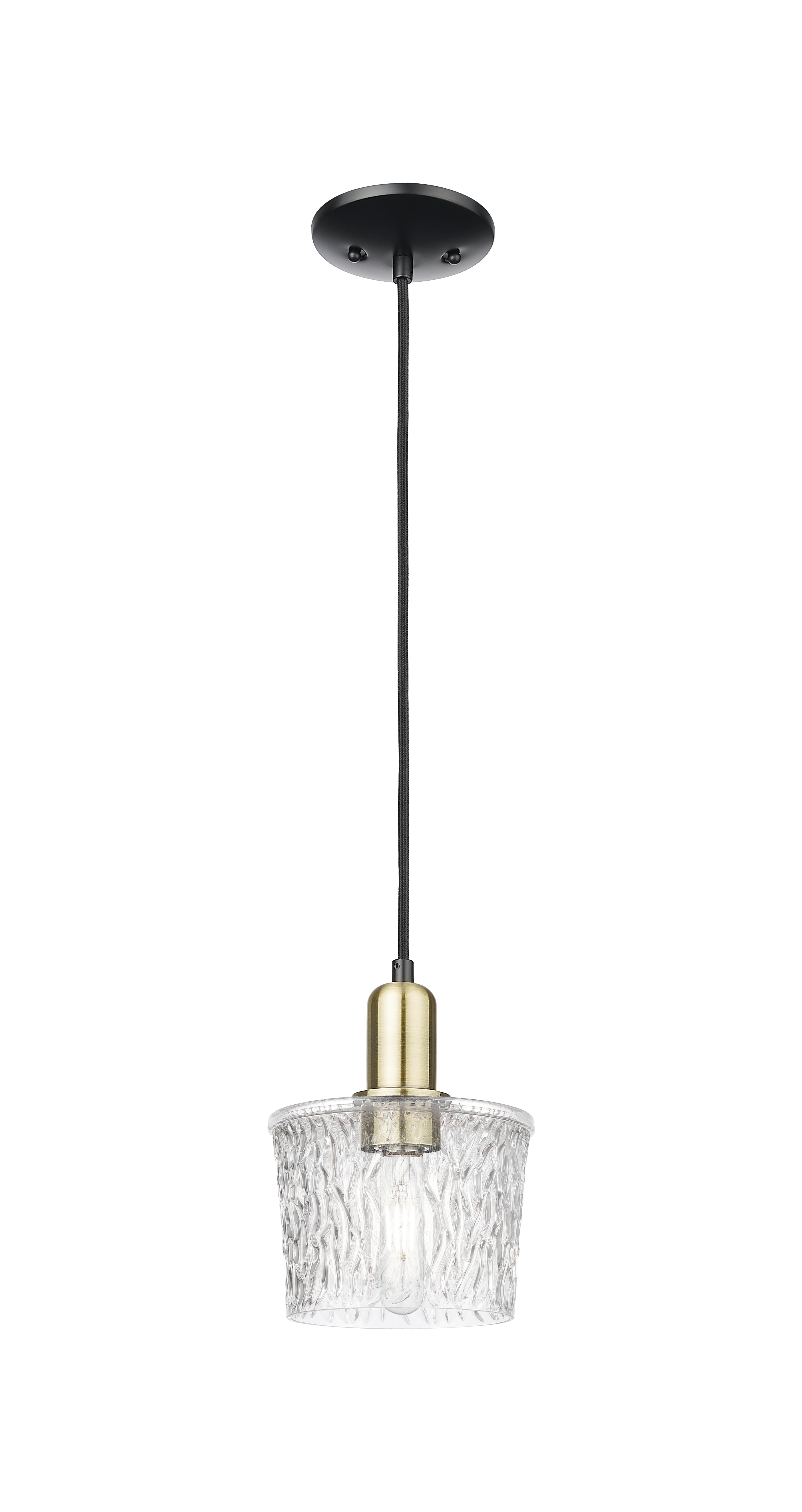 Arcadia Mini Pendant Antique Brass Finish