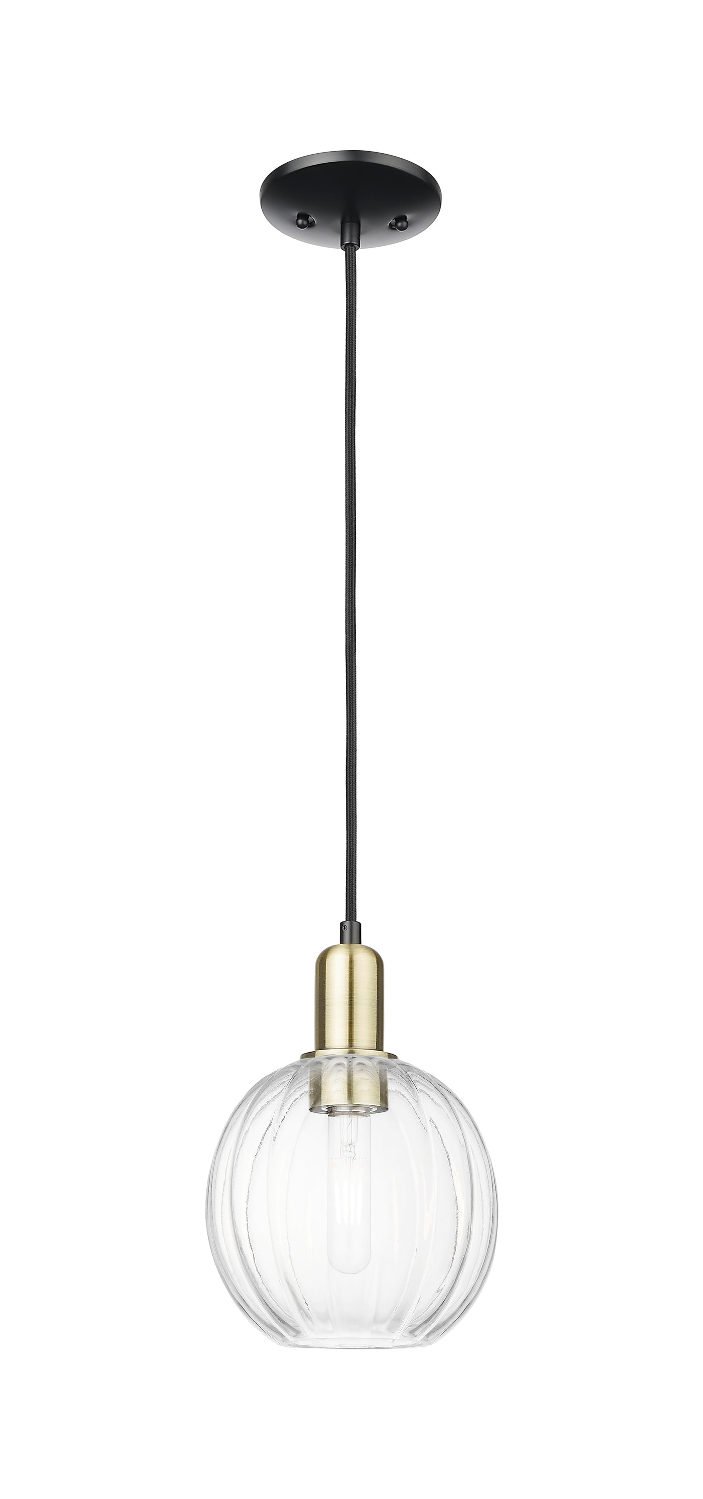 Arcadia Mini Pendant Antique Brass Finish