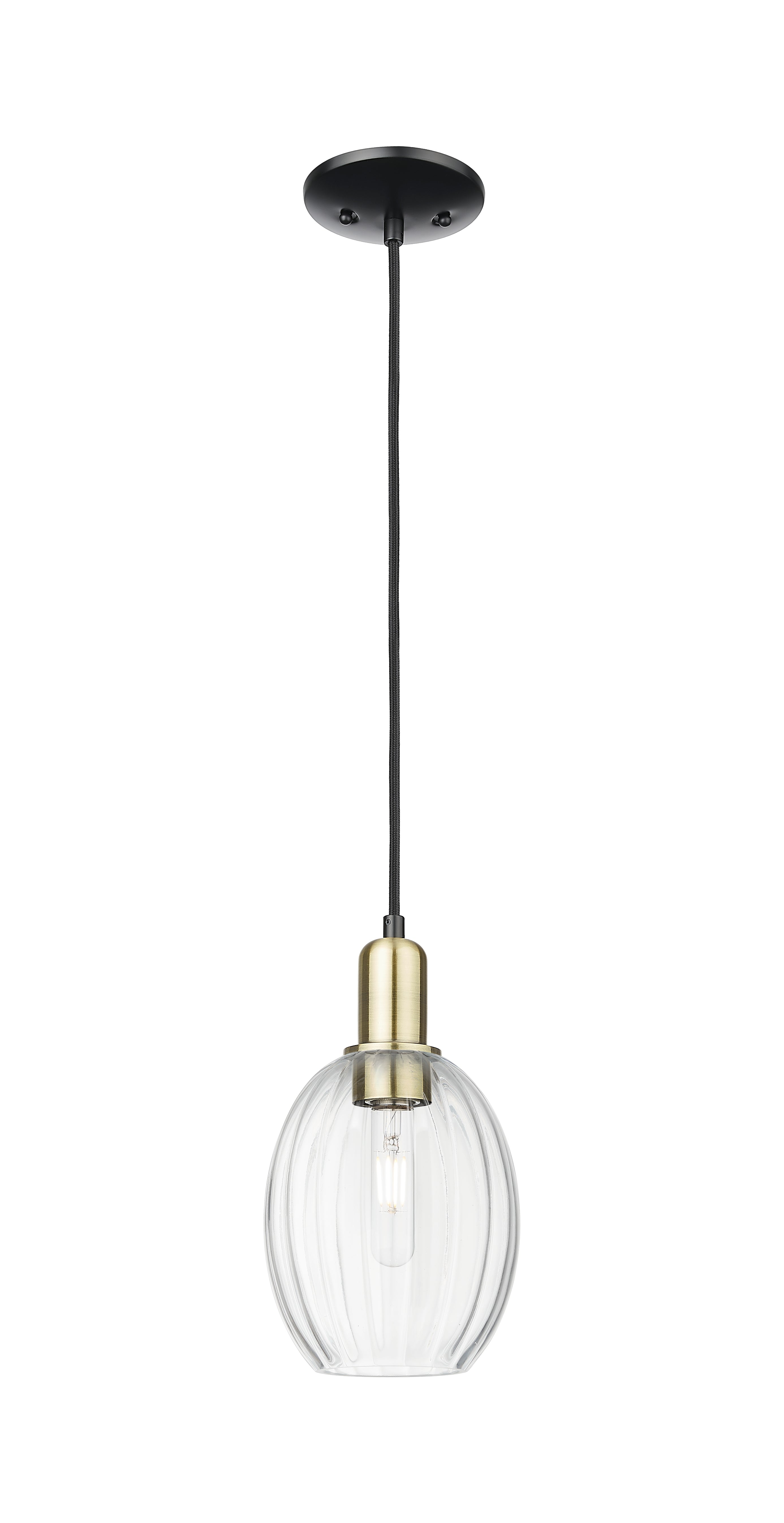 Arcadia Mini Pendant Antique Brass Finish