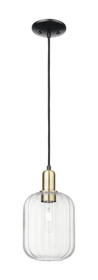 Arcadia Mini Pendant Antique Brass Glass