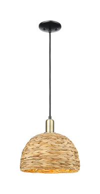 Arcadia Mini Pendant Antique Brass Finish