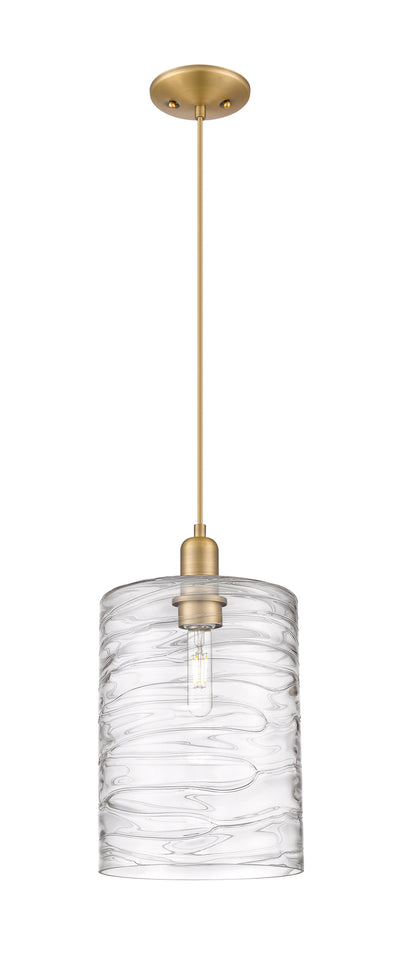 Arcadia Mini Pendant Antique Brass Glass