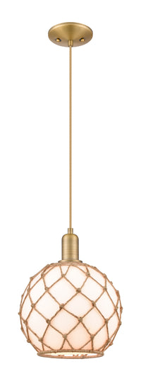 Arcadia Mini Pendant Antique Brass Cast