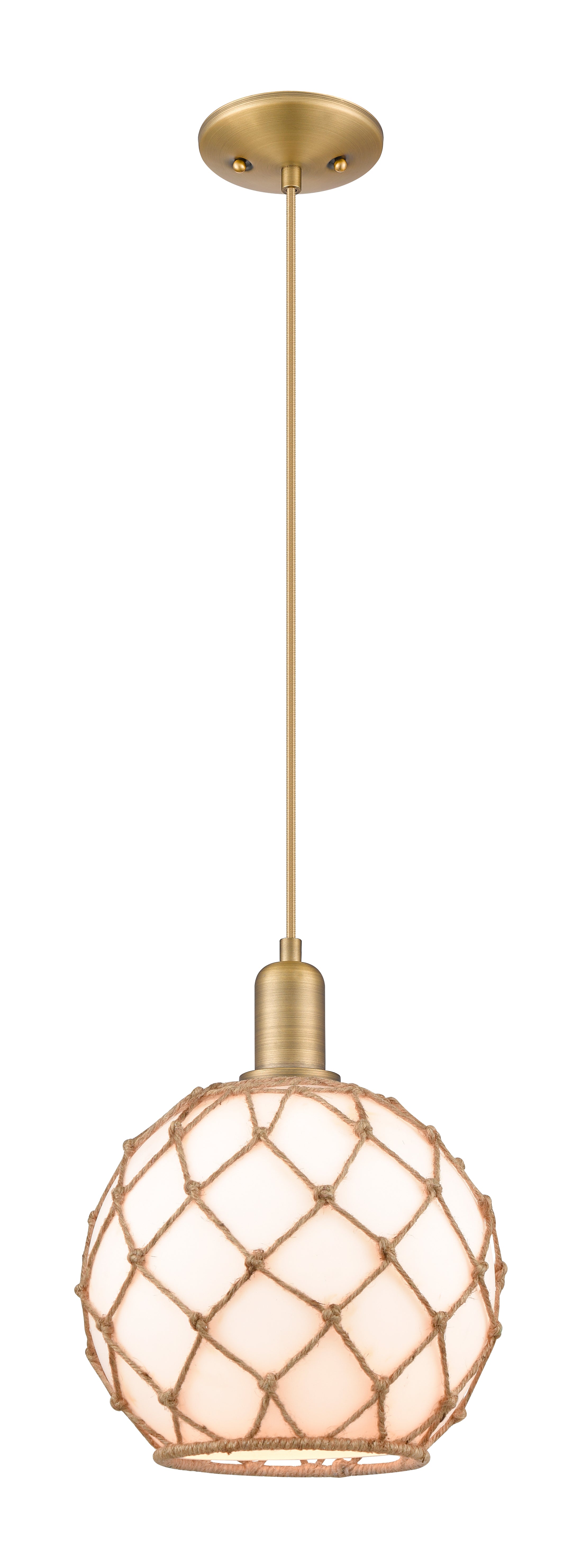 Arcadia Mini Pendant Antique Brass Cast