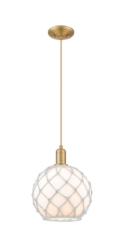 Arcadia Mini Pendant Antique Brass Cast