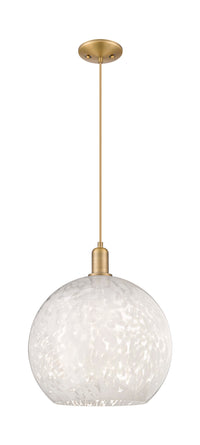 Arcadia Mini Pendant Antique Brass 13.75 Inch
