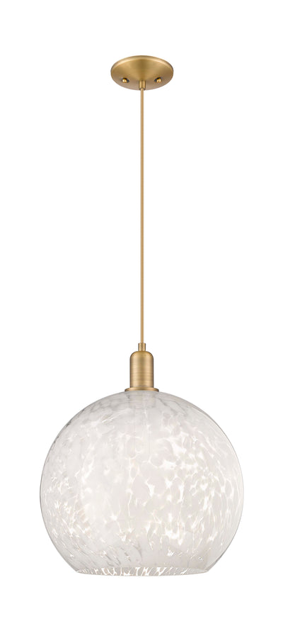 Arcadia Mini Pendant Antique Brass 13.75 Inch