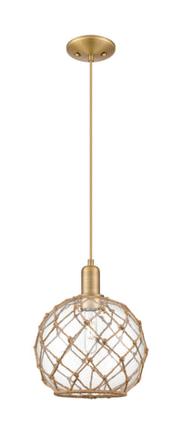 Arcadia Mini Pendant Antique Brass Cast