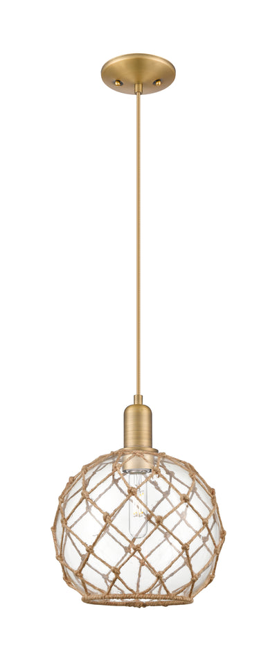 Arcadia Mini Pendant Antique Brass Cast