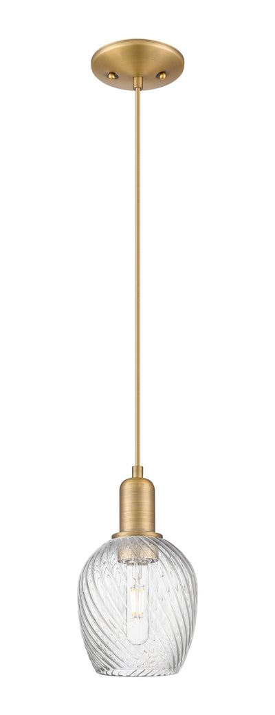 Arcadia Mini Pendant Antique Brass Finish
