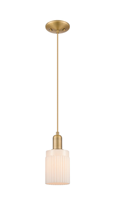 Arcadia Mini Pendant Antique Brass Dimmable