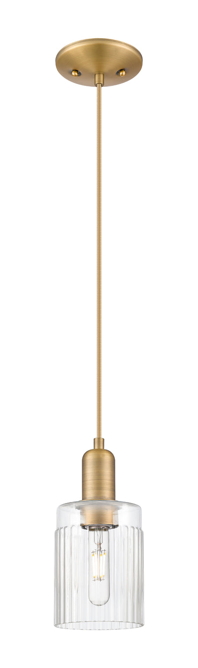 Arcadia Mini Pendant Antique Brass Dimmable
