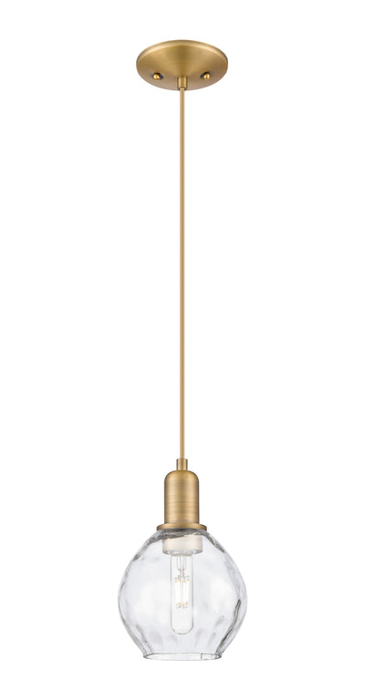 Arcadia Mini Pendant Antique Brass Glass