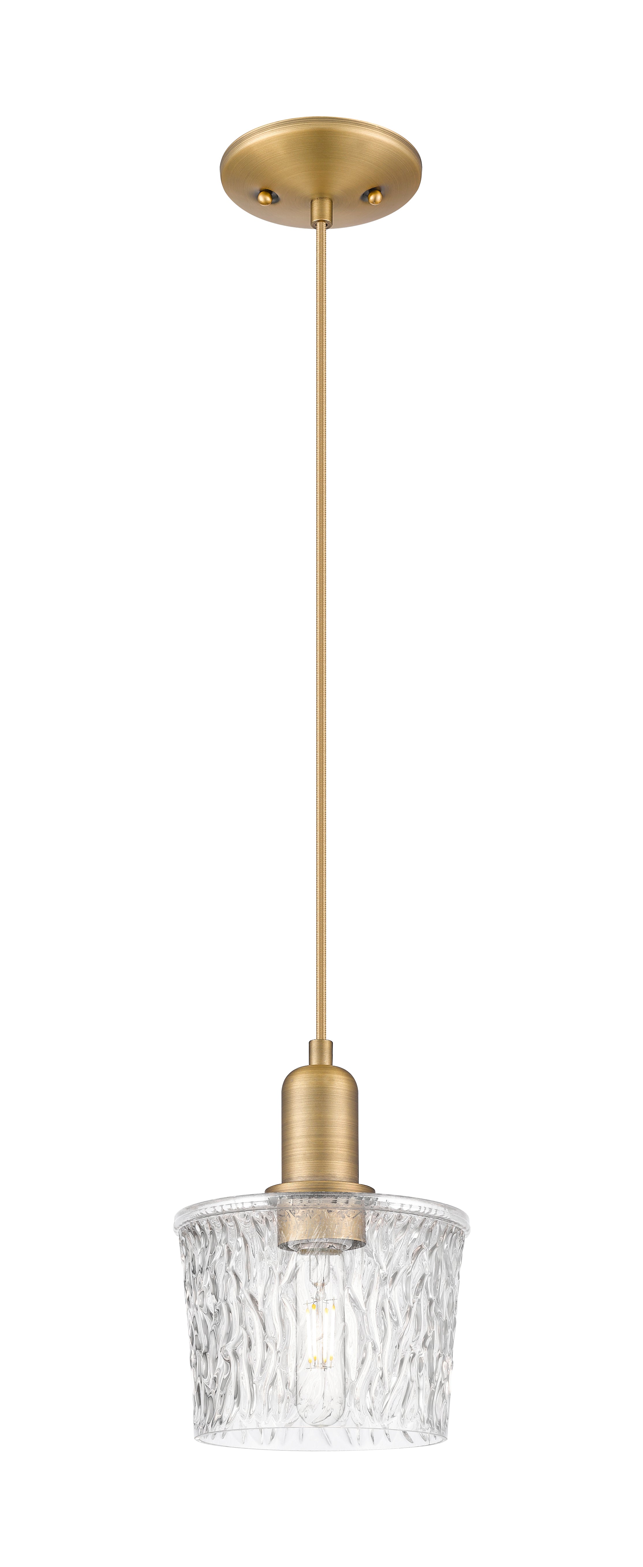 Arcadia Mini Pendant Antique Brass Finish
